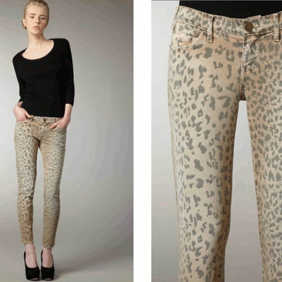 Current Elliott Leopard Jeans - Picture 2 of 8